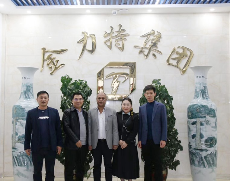 客户合影